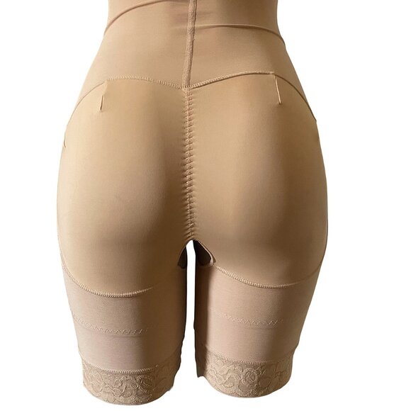 Underbust Front Zipper Post Surgery Tummy Control Fajas Colombianas Shapewear - Picture 9 of 11